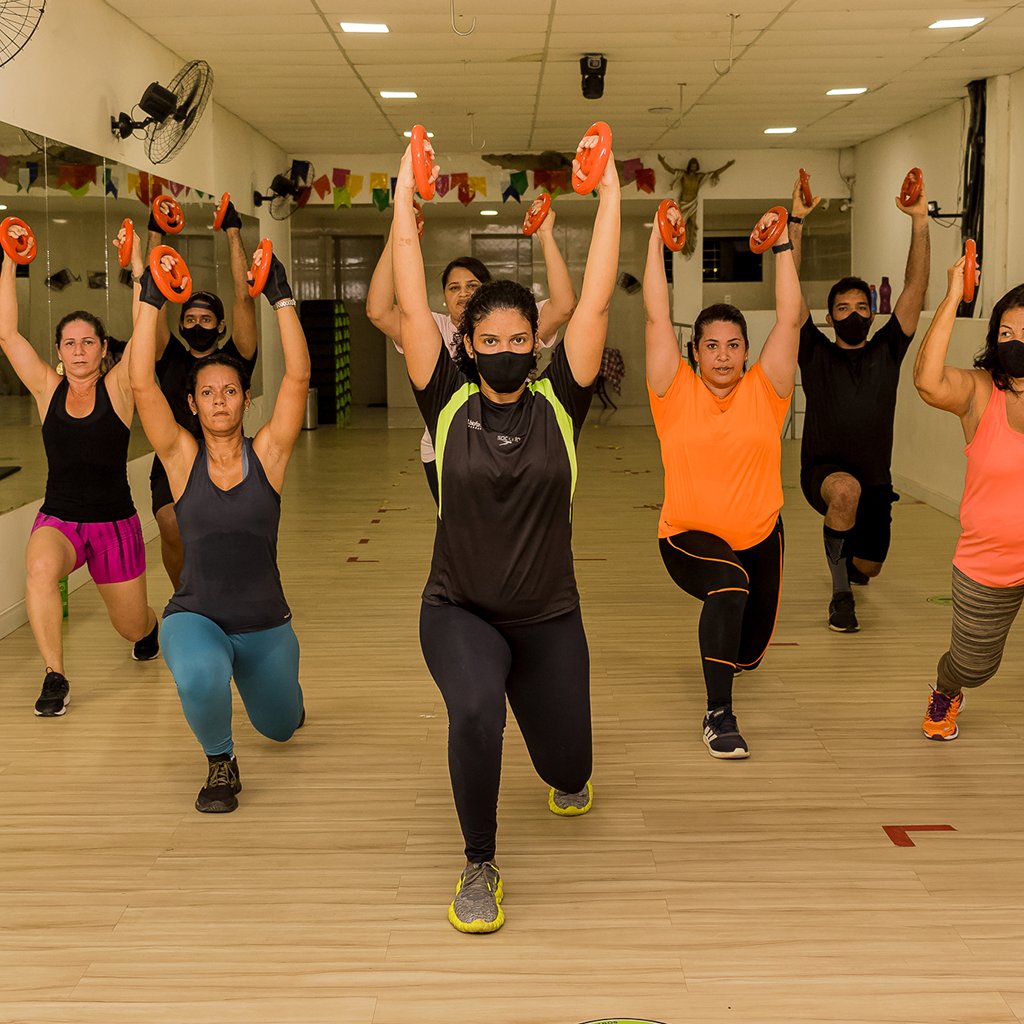 Aula dinâmica de Bio Jump na Bioforma Academia