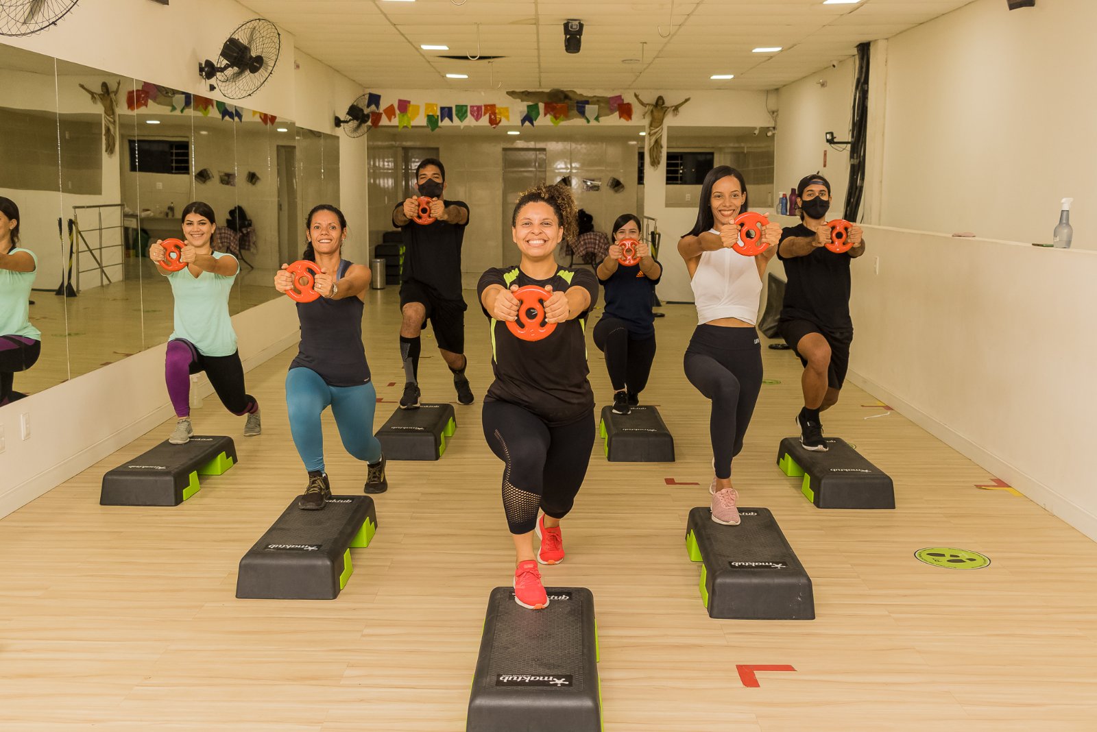 Aula de Bio Step na Bioforma Academia